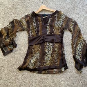 Animal Print Blouse
